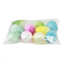 Product Easter Eggs Decoration Hanging Plastic Eggs Easter Colored 8×12cm 10 Pcs