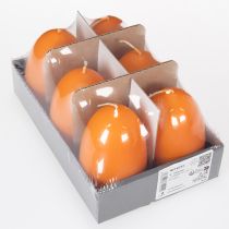 Product Egg-shaped candle for Easter decoration, perfect Easter atmosphere in the house, 9cm, 20h, 6 pieces