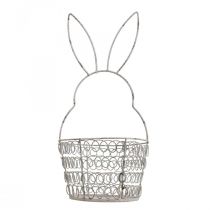 Product Easter basket wire basket Easter Bunny Shabby Ø12cm H26.5cm