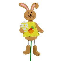 Product Easter decoration rabbit with egg 12cm L29cm 15 pcs