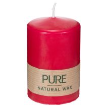 Product PURE pillar candle, natural wax candle for a cozy atmosphere at home, 9cm