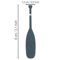 Product Miniature paddle decoration for nautical decor, 8cm, 18 pieces