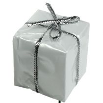 Decorative parcel plug white 2.5cm 60pcs
