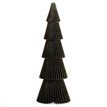 Product Paper Christmas Tree Fir Tree Small Black H30cm