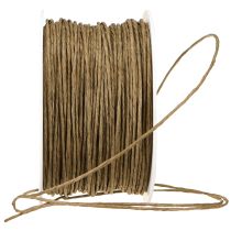 Product Paper wire craft wire wire wrapped brown Ø2mm 100m
