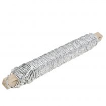 Product Paper cord wire wrapped Ø0.8mm 22m silver