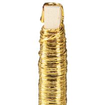 Product Paper cord wire wrapped Ø0.8mm 22m gold