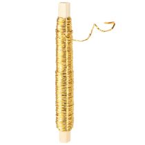 Product Paper cord wire wrapped Ø0.8mm 22m gold