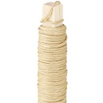 Product Paper cord wire wrapped Ø0.8mm 22m nature