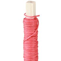 Product Paper cord wire wrapped Ø0.8mm 22m red