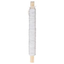 Product Paper cord wire wrapped Ø0.8mm 22m white