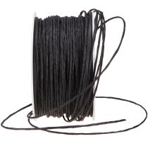 Product Paper cord wire wrapped Ø2mm 100m black