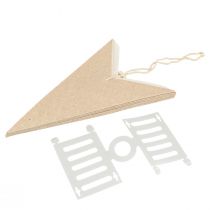 Product Lighted Paper Star, Natural Jute, Christmas, 60cm