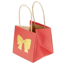 Product Gift bag paper with ribbon motif 12 cm 8pcs