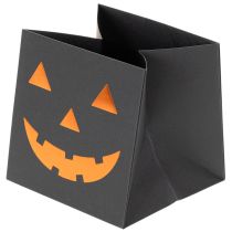 Product Paper bag pumpkin face planter Halloween decoration 10cm 6pcs