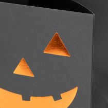 Product Paper bag pumpkin face planter Halloween decoration 10cm 6pcs