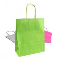 Paper bag gift bag paper colored 18×22×8cm 30p