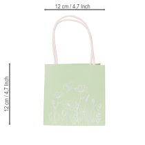 Product Gift bag with floral design, small gift bag for special occasions, 12cm, 12 pieces
