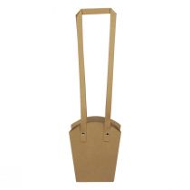 Product Paper bags handle planter paper natural 11.5×11.5×18.5cm 8pcs