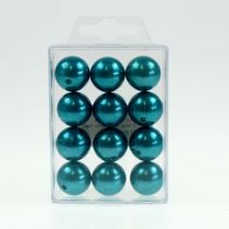 Product Decorative Beads Ø2cm Turquoise 12 pcs