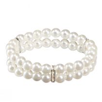 Product Pearl ribbon ivory decorative pearls Ø6cm