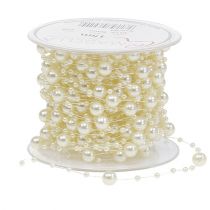 Product Pearl necklace cream 6mm 15m