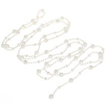 Product Pearl necklace pearl ribbon pearl garland iridescent 270cm × 2pcs