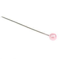 Pearl head pins pink Ø4mm 4cm 150p