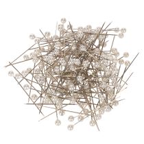 Product White pearl-headed pins, Ø4mm, 40mm