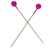 Product Pearl-headed floristry pins, pink, Ø4mm, 40mm, 150 pieces
