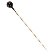 Product Black pearl-headed floristry pins, Ø4mm, 40mm, 150 pieces