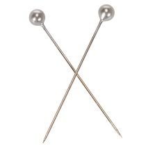 Product Pearl-headed floristry and decoration pins, silver, Ø4mm, 40mm, 150 pieces