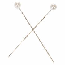 Product Pearl head pins Ø6mm 65mm White