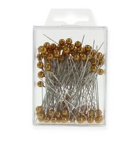 Product Pearl head pins Ø6mm 65mm gold