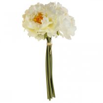 Product Peonies Artificial Peonies White Yellow Artificial Flowers 7 Pcs