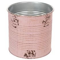 Product Plant pot, antique rose, decorative metal box, vintage, Ø15.5cm H15cm