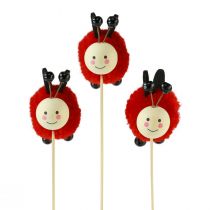 Product Plant Plug Ladybug Decoration Flower Plug 27.5cm 9 Pcs