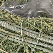 Product Decorative heart made of natural grass with foil insert, 14cm, 2 pieces