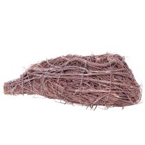 Product Decorative heart made of twigs with planting foil, 20cm, 2 pieces