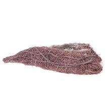 Product Heart-shaped bowl made of twigs with foil insert, 37cm