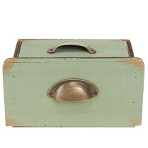 Product Planter Wooden Drawers Decoration 22/18cm Set of 2