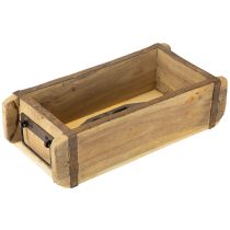 Product Planter wooden brick shape wood upcycling 32×15×10cm