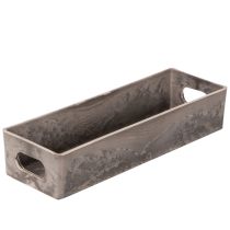 Product Compact rectangular tray, versatile use for decoration and planting, 23cm