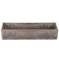Product Compact rectangular tray, versatile use for decoration and planting, 23cm
