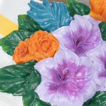 Product Flower vase woman with hat and flowers plant pot decoration for indoor and outdoor use 20cm