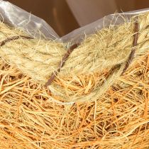 Product Plant basket pumpkin with foil autumn decoration orange Ø18cm H15cm