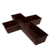 Product Plant cross 24cm x 32cm brown, 1 piece