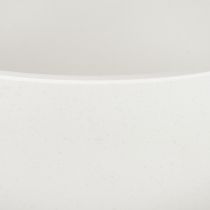 Product Plant pot plastic round bowl white Ø25cm H12cm