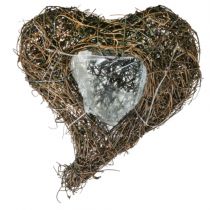 Product Plant bowl heart cemetery, vine heart for planting 15cm 2pcs