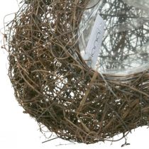 Product Plant bowl heart cemetery, vine heart for planting 26cm